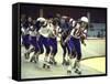 Actress Raquel Welch in Roller Skating Derby, Filming of Motion Picture "The Kansas City Bomber"-Bill Eppridge-Framed Stretched Canvas