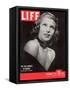 Actress Rita Hayworth, November 10, 1947-John Florea-Framed Stretched Canvas