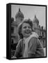 Actress Rita Hayworth Outside Casino-Tony Linck-Framed Stretched Canvas