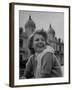 Actress Rita Hayworth Outside Casino-Tony Linck-Framed Premium Photographic Print