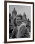 Actress Rita Hayworth Outside Casino-Tony Linck-Framed Premium Photographic Print