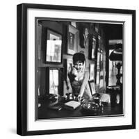 Actress Rita Moreno Imitating the "Sexy Wild" Type-Loomis Dean-Framed Photographic Print