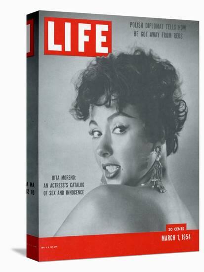 Actress Rita Moreno, March 1, 1954-Loomis Dean-Stretched Canvas