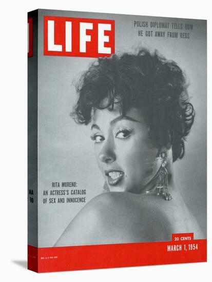 Actress Rita Moreno, March 1, 1954-Loomis Dean-Stretched Canvas