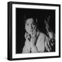 Actress Shirley MacLaine Striking a Pose Apropos of Her Role in the Movie "The Children's Hour"-Allan Grant-Framed Premium Photographic Print