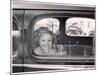Actress Shirley Temple Arriving at 20th Century Fox Film Studio Lot to Celebrate Eighth Birthday-Alfred Eisenstaedt-Mounted Photographic Print