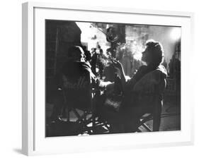 Actress Sophia Loren and Her Manager Carlo Ponti-Loomis Dean-Framed Premium Photographic Print