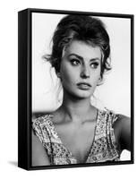 Actress Sophia Loren at Home-Alfred Eisenstaedt-Framed Stretched Canvas