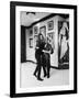 Actress Sophia Loren Dancing with Photographer Alfred Eisenstaedt in Her Villa-Alfred Eisenstaedt-Framed Premium Photographic Print