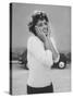 Actress Sophia Loren Displaying a Wide Range of Emotions-Loomis Dean-Stretched Canvas