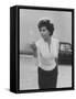 Actress Sophia Loren Displaying a Wide Range of Emotions-Loomis Dean-Framed Stretched Canvas