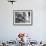 Actress Sophia Loren Drinking Water from Spigot During the Filming of Madame Sans Gene-Alfred Eisenstaedt-Framed Premium Photographic Print displayed on a wall