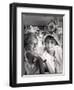 Actress Sophia Loren Holding the Chin of Her Sister, Maria Scicolone-Alfred Eisenstaedt-Framed Photographic Print