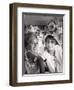 Actress Sophia Loren Holding the Chin of Her Sister, Maria Scicolone-Alfred Eisenstaedt-Framed Premium Photographic Print
