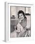 Actress Sophia Loren Laughing While Exchanging Jokes During Lunch Break on Madame Movie Set-Alfred Eisenstaedt-Framed Photographic Print