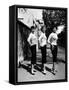 Actress Sophia Loren Posing with Her Mother and Her Sister-Loomis Dean-Framed Stretched Canvas