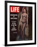 Actress Sophia Loren, September 16, 1966-Alfred Eisenstaedt-Framed Photographic Print