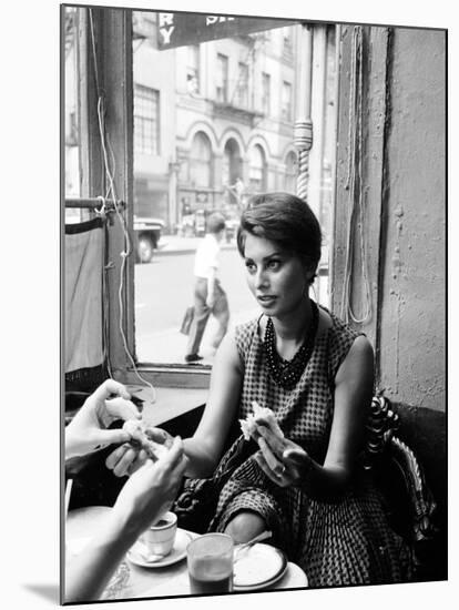Actress Sophia Loren-Peter Stackpole-Mounted Premium Photographic Print