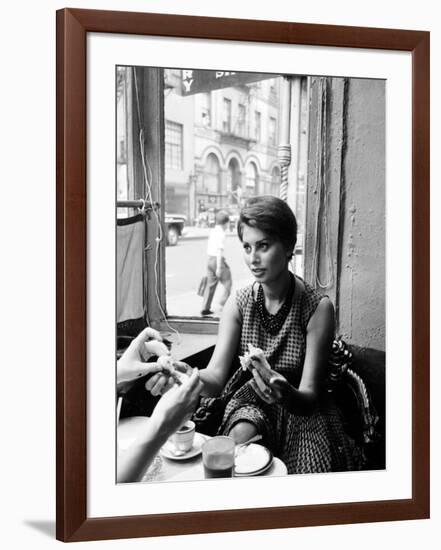 Actress Sophia Loren-Peter Stackpole-Framed Premium Photographic Print