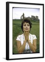 Actress Sophia Loren-Loomis Dean-Framed Photographic Print