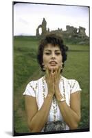 Actress Sophia Loren-Loomis Dean-Mounted Photographic Print