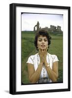 Actress Sophia Loren-Loomis Dean-Framed Photographic Print
