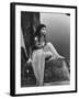 Actress Susan Strasberg During the Play "Caesar and Cleopatra"-null-Framed Premium Photographic Print