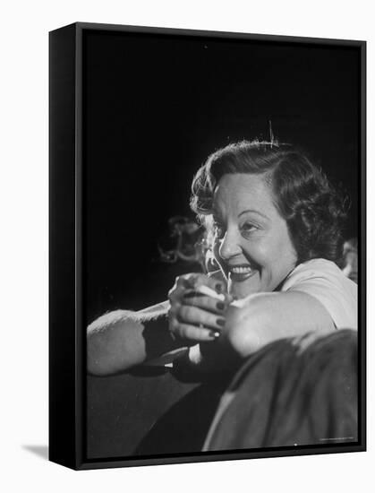 Actress Tallulah Bankhead, Attending the Barter Theatre Auditions-Cornell Capa-Framed Stretched Canvas