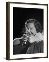 Actress Tallulah Bankhead, Attending the Barter Theatre Auditions-Cornell Capa-Framed Premium Photographic Print