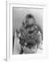 Actress Veronica Lake Posing with Her Glorious, Wavy Honey Blond Hair Cascading over Her Shoulders-Bob Landry-Framed Premium Photographic Print