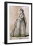 Actress Vestris in Role of Pauline in Performance of Poliuto-Pierre Corneille-Framed Giclee Print