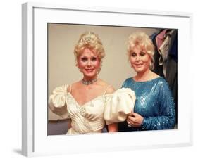 Actresses/Sisters Eva and Zsa Zsa Gabor-David Mcgough-Framed Premium Photographic Print