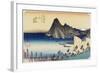 Actual View of Imagiri, Maisaka, C. 1833-Utagawa Hiroshige-Framed Giclee Print