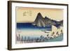 Actual View of Imagiri, Maisaka, C. 1833-Utagawa Hiroshige-Framed Giclee Print