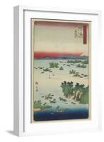 Actual View of Matsushima, Oshu Province, May 1859-null-Framed Giclee Print