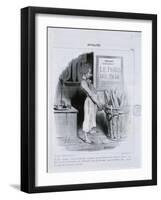 Actualites, Le Poids du Pain-Honore Daumier-Framed Giclee Print