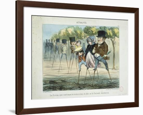 Actualites-Honore Daumier-Framed Giclee Print