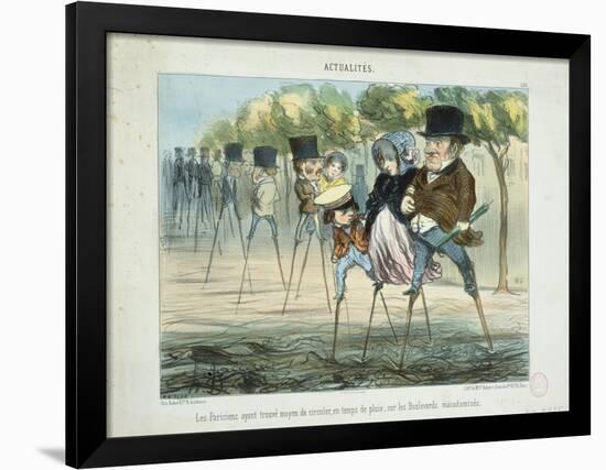 Actualites-Honore Daumier-Framed Giclee Print