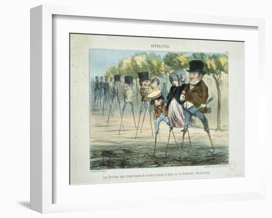 Actualites-Honore Daumier-Framed Giclee Print