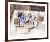 Acuarela-Justo San Felices-Framed Art Print
