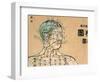 Acupuncture Points and Meridians of Human Body-null-Framed Giclee Print