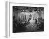 Acutual Program as Seen in Studio and over Television Set in Ge Studios, as it Is Being Monitored-Andreas Feininger-Framed Photographic Print