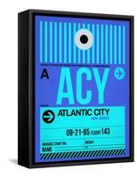 ACY Atlantic City Luggage Tag I-NaxArt-Framed Stretched Canvas