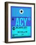 ACY Atlantic City Luggage Tag I-NaxArt-Framed Art Print