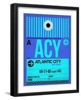 ACY Atlantic City Luggage Tag I-NaxArt-Framed Art Print