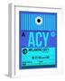 ACY Atlantic City Luggage Tag I-NaxArt-Framed Art Print