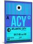 ACY Atlantic City Luggage Tag I-NaxArt-Mounted Art Print