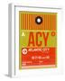 ACY Atlantic City Luggage Tag I-NaxArt-Framed Art Print