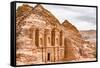 Ad Deir in the Ancient City of Petra, Jordan. Petra Has Led to its Designation as a UNESCO World He-Richard Yoshida-Framed Stretched Canvas