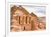 Ad Deir in the Ancient City of Petra, Jordan. Petra Has Led to its Designation as a UNESCO World He-Richard Yoshida-Framed Photographic Print